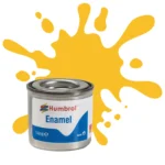 Humbrol No 24 Enamel Matt Trainer Yellow 14ml - Image 3