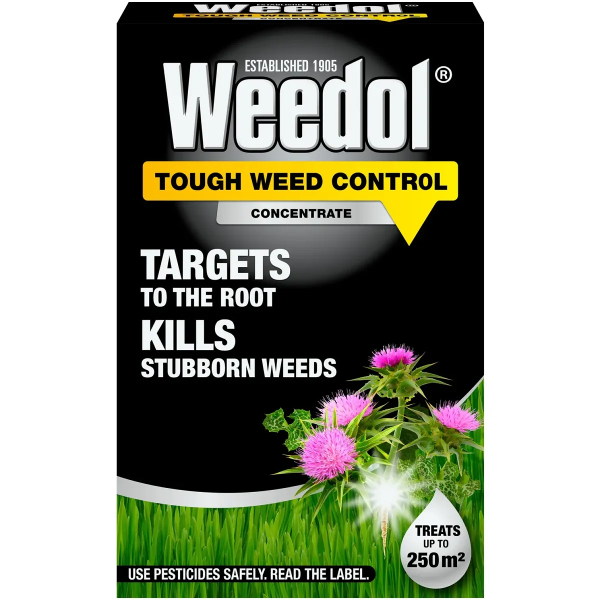 Weedol Tough Weed Control Weedkiller Treats Up To 250 square meters - Image 1
