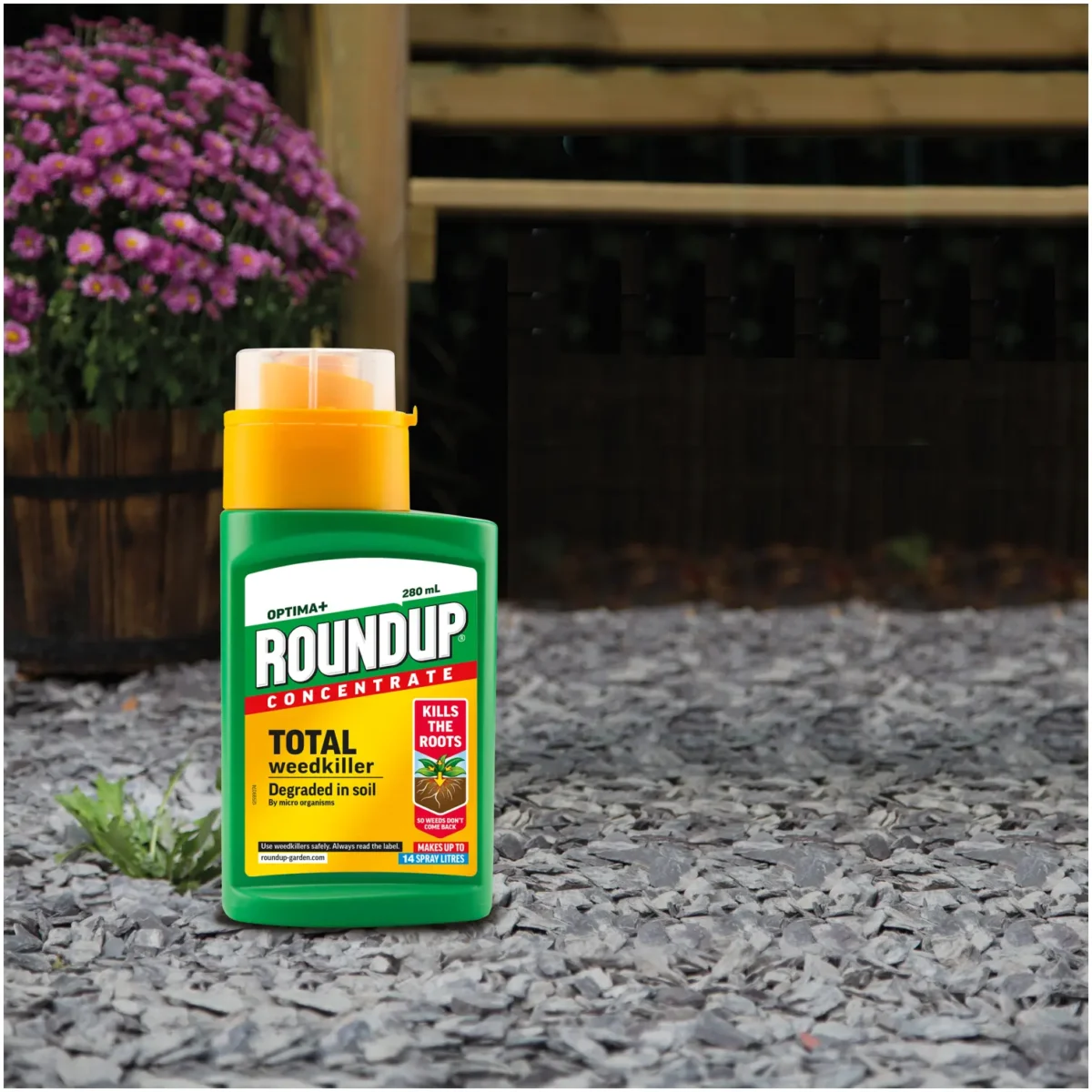 Roundup Optima+ Concentrate Total Weedkiller 280ml - Image 2