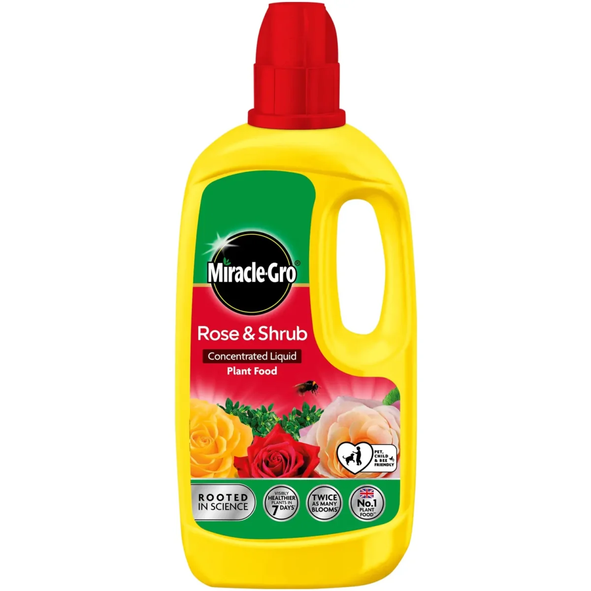 Miracle-Gro Rose & Shrub Concentrated Food 800ml - Image 1