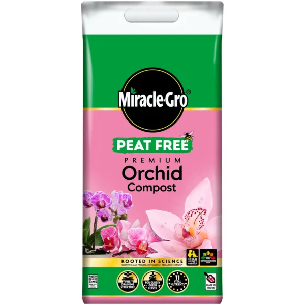 Miracle-Gro Peat Free Premium Orchid Special Plants Compost 10 Litre