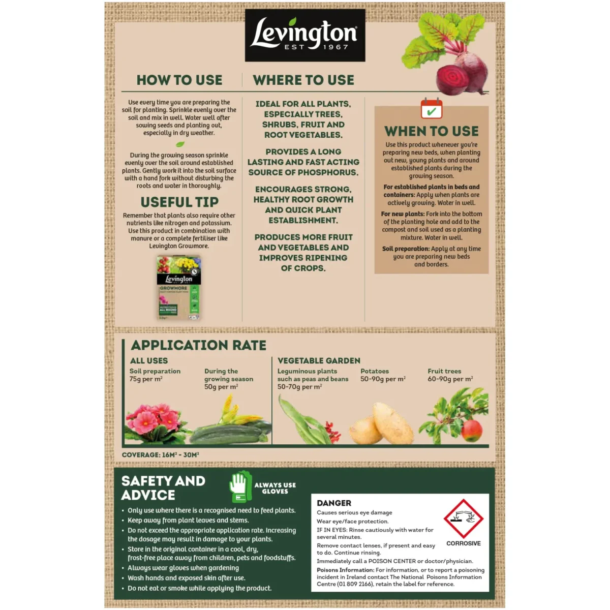 Levington Superphosphate 1.5kg - Image 2