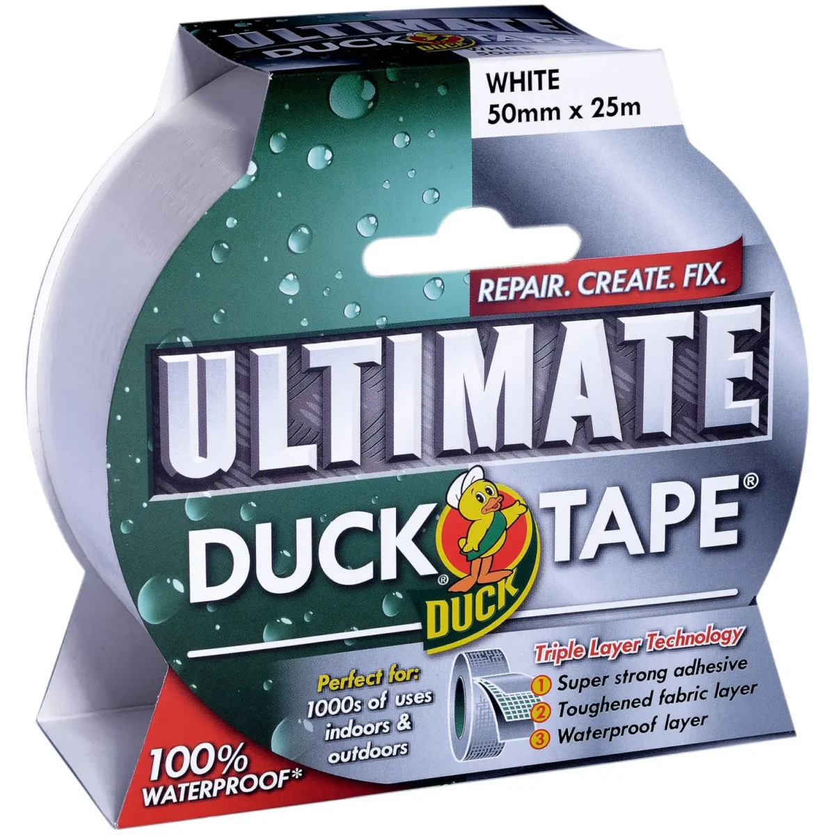 Duck White Ultimate Tape 50mmx25m - Image 2