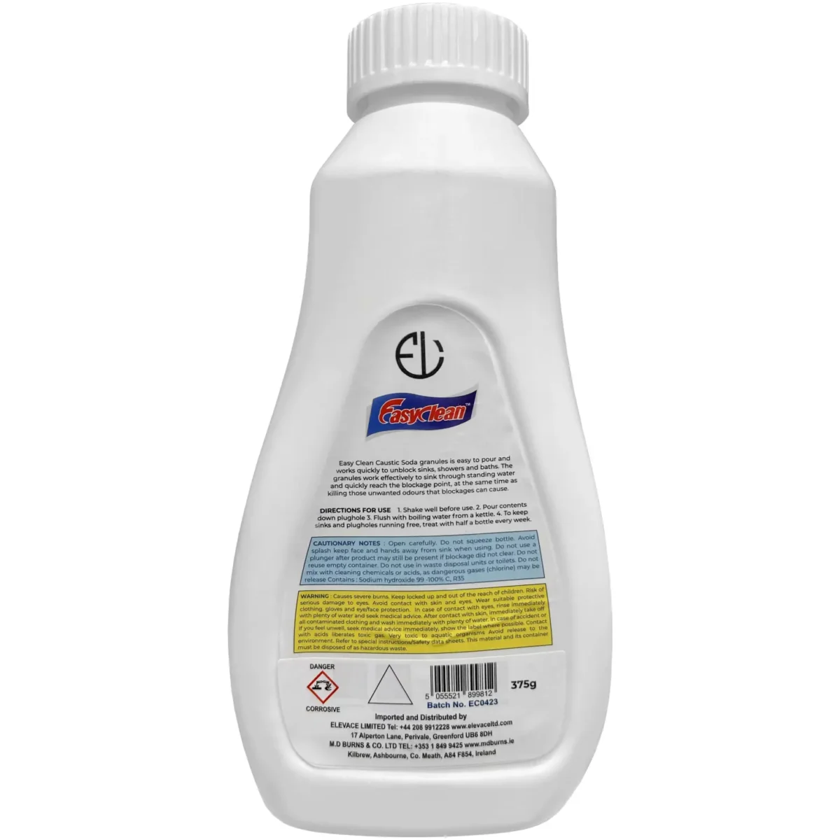 Easy Clean Caustic Soda 375g - Image 2