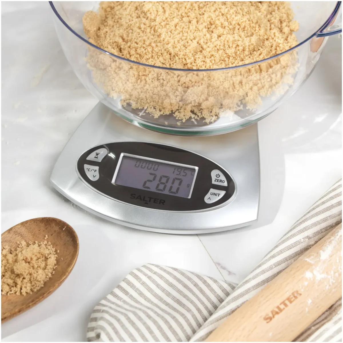 Salter 4 in 1 Electronic Bowl Scale 5kg Capacity - Image 6