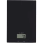 Salter Black Glass Kitchen Scale 5kg