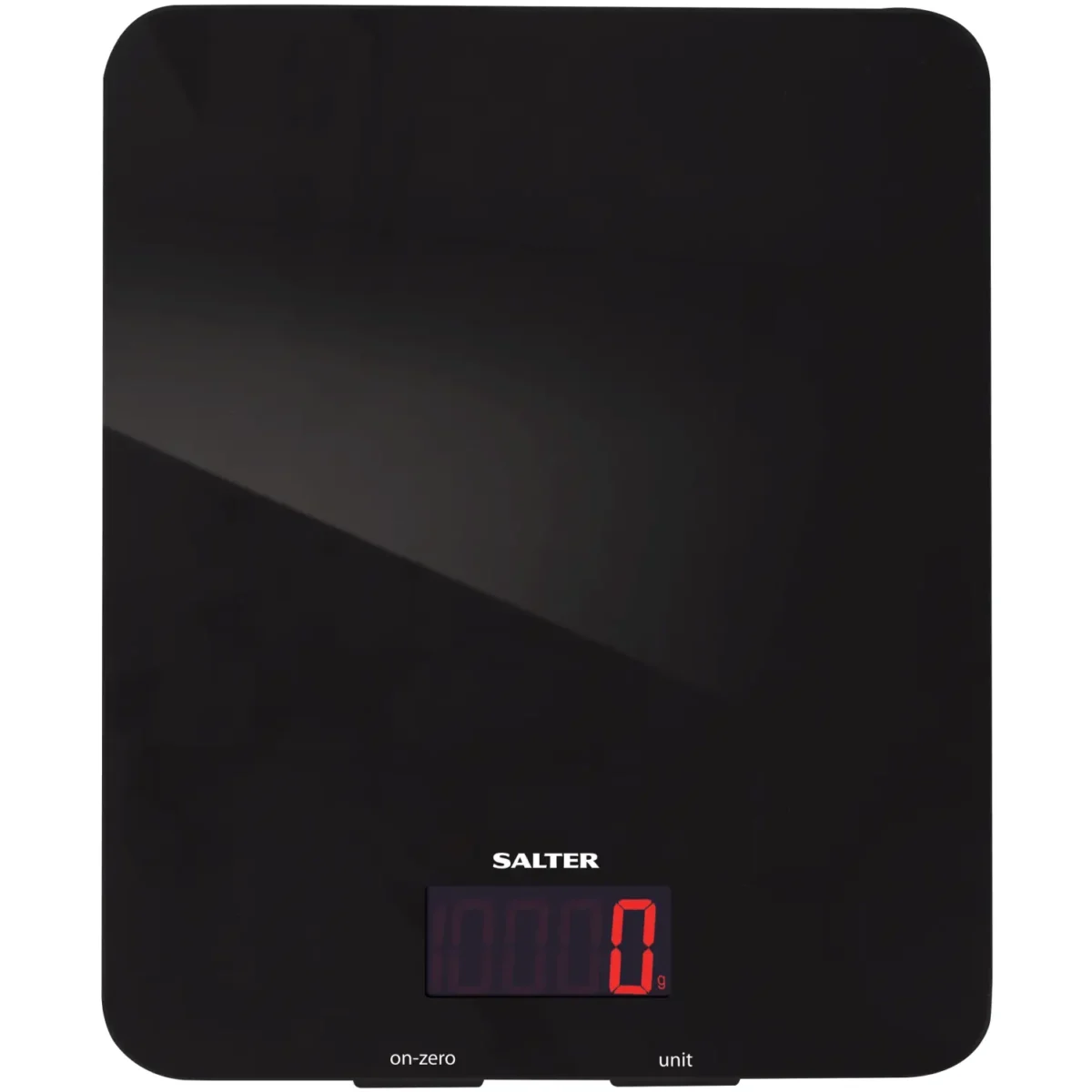 Salter Black Glass Aquatronic Kitchen Scale - Image 1