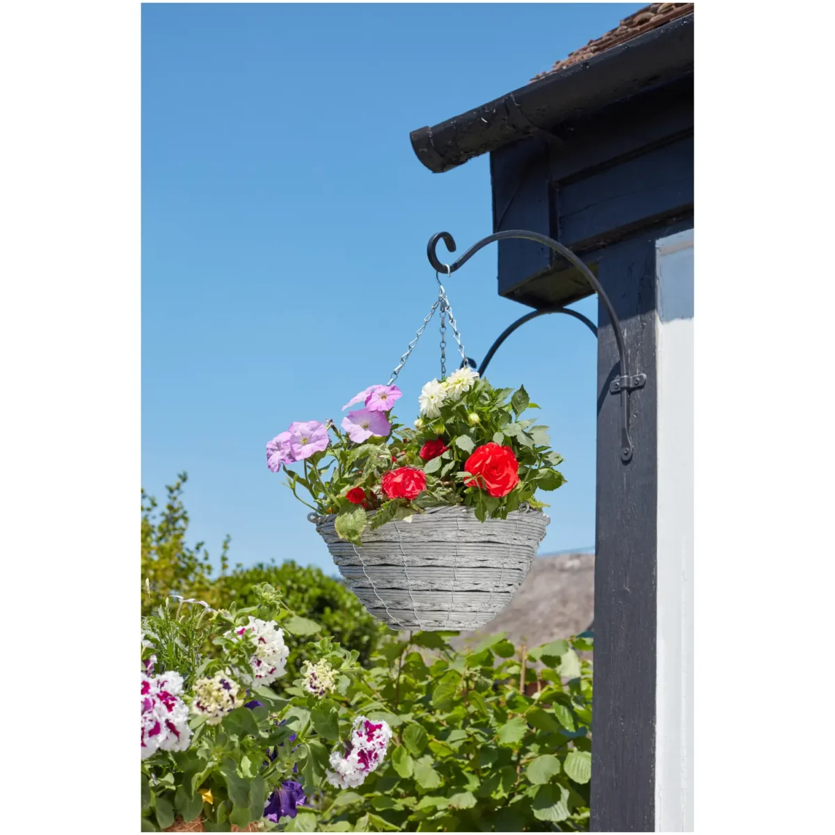 Hanging Basket Rattan 14" - Image 1