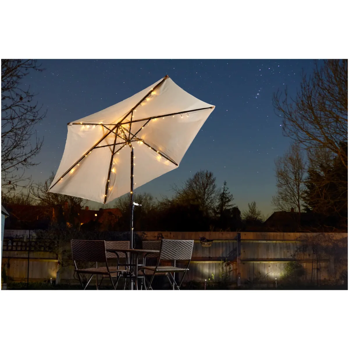 Smart Garden Parasol String Lights 72LED - Image 1