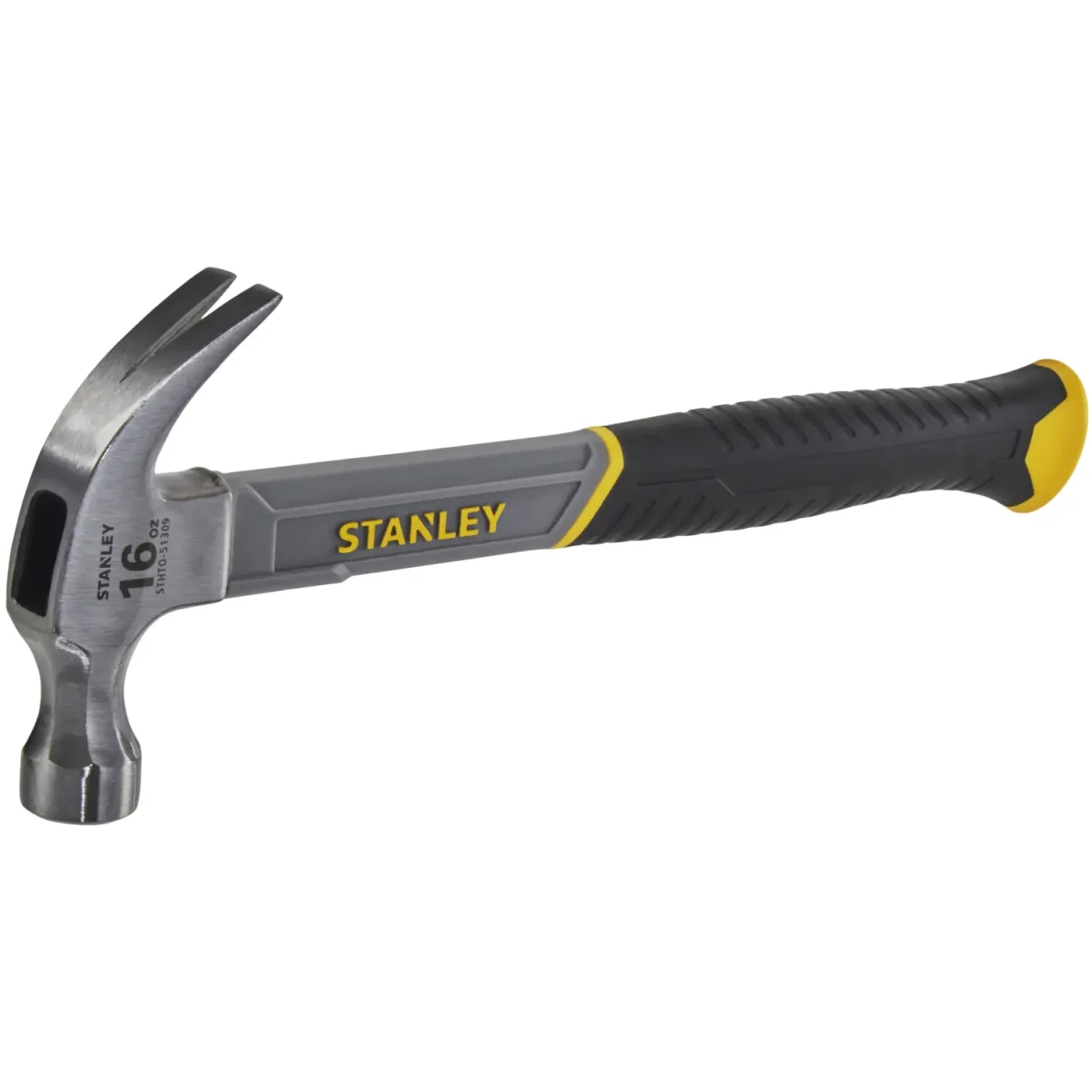 Stanley Fibreglass Claw Hammer 16oz - Image 2