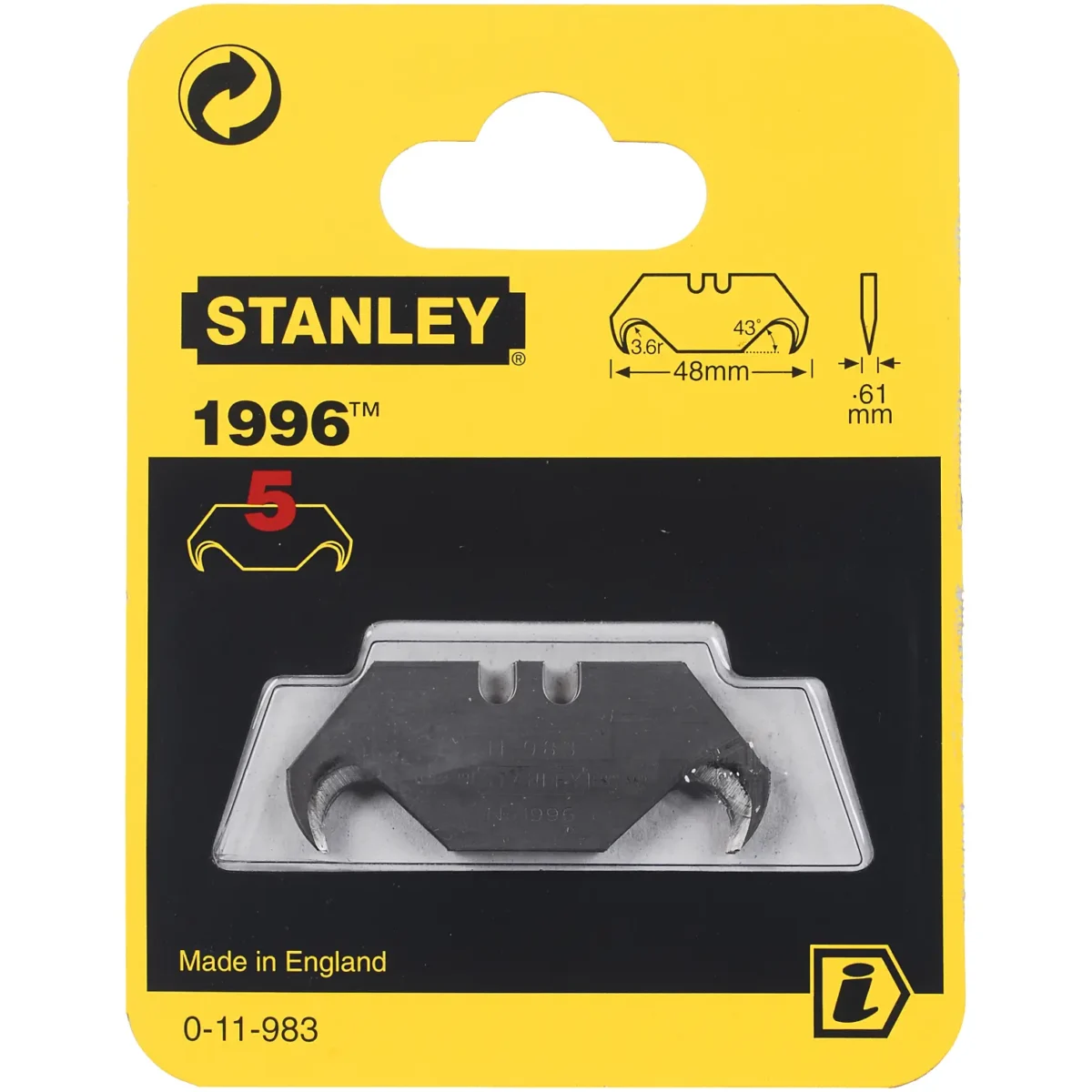 Stanley 1996 Hooked Blade (5) - Image 1