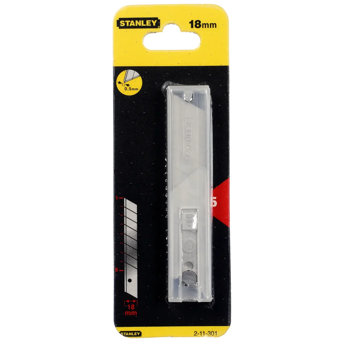 Stanley Knife Blades 18mm (5) - Image 1