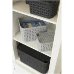 Strata Urban Store Basket And Lid Charcoal 21 Litres Capacity 29 x 30 x 43.5cm - Image 4