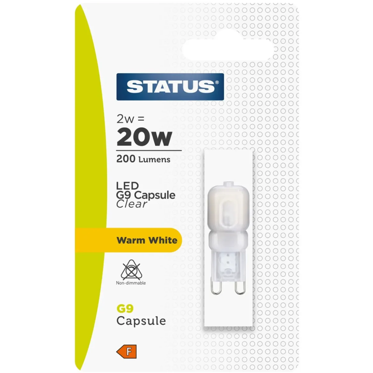 Status LED G9 20w Clear - Image 1