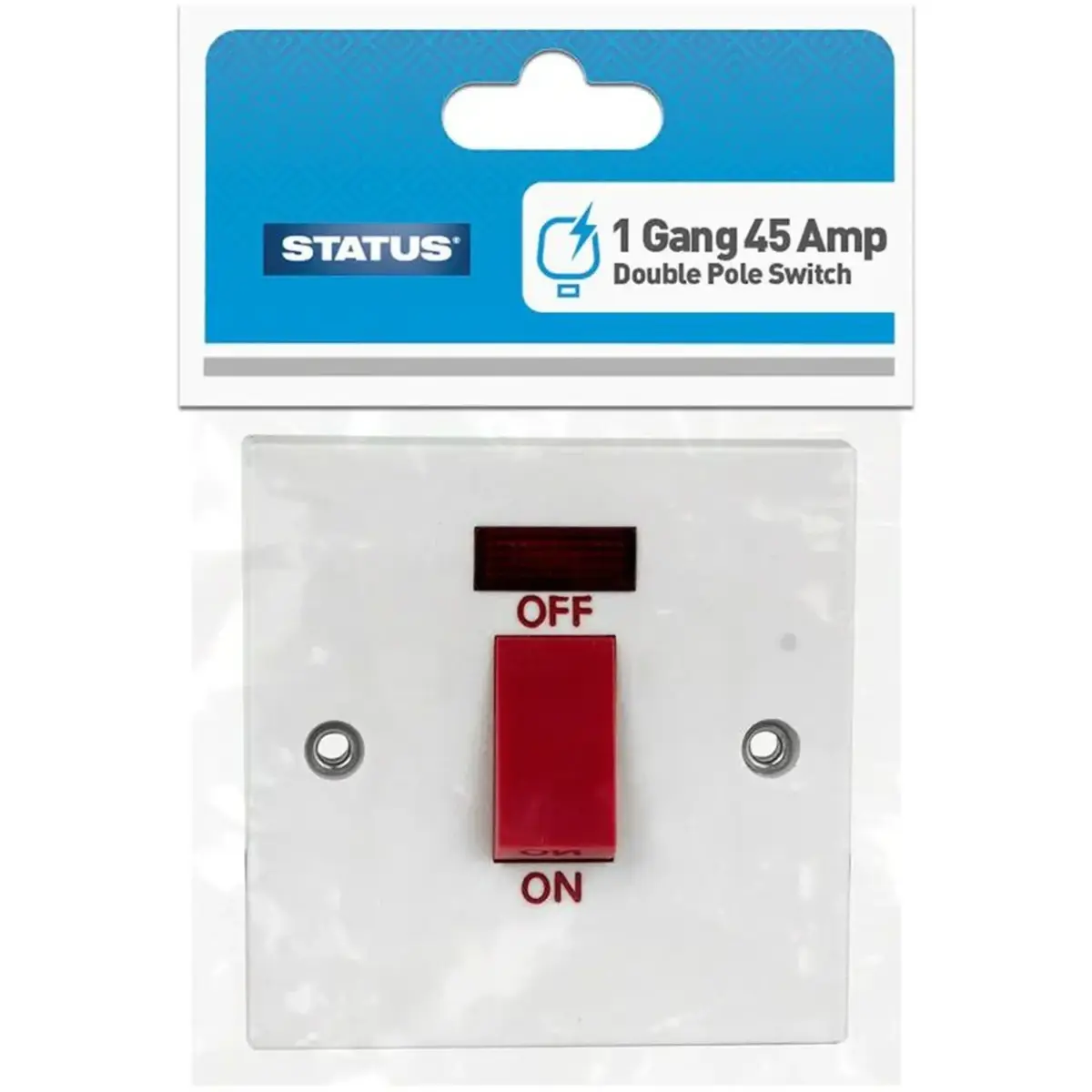 Status 1 Gang 45amp Double Pole Switch