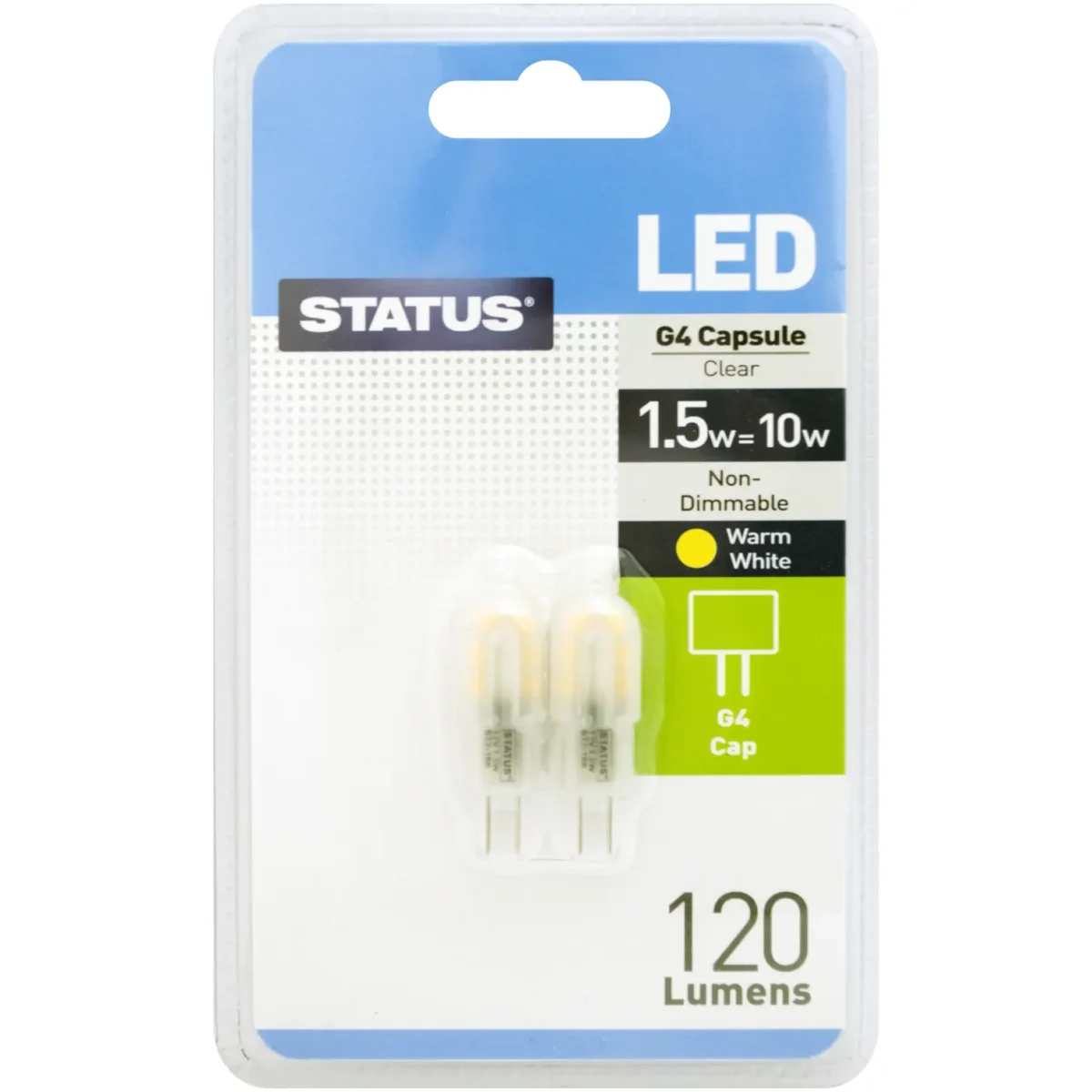 Status 1.5/15w LED G4 pk2 - Image 1