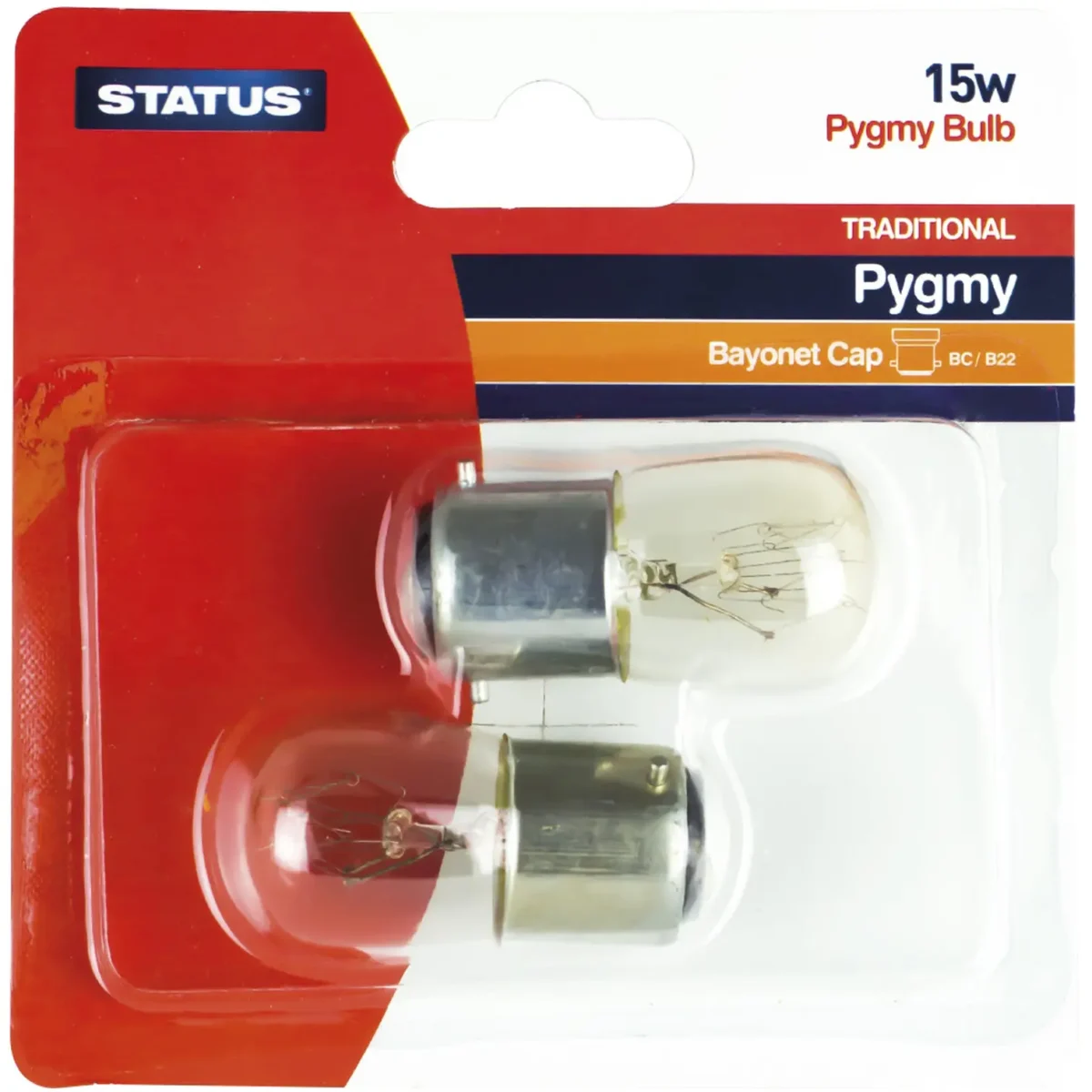 Status 15w Pygmy Clear BC pk2 - Image 1