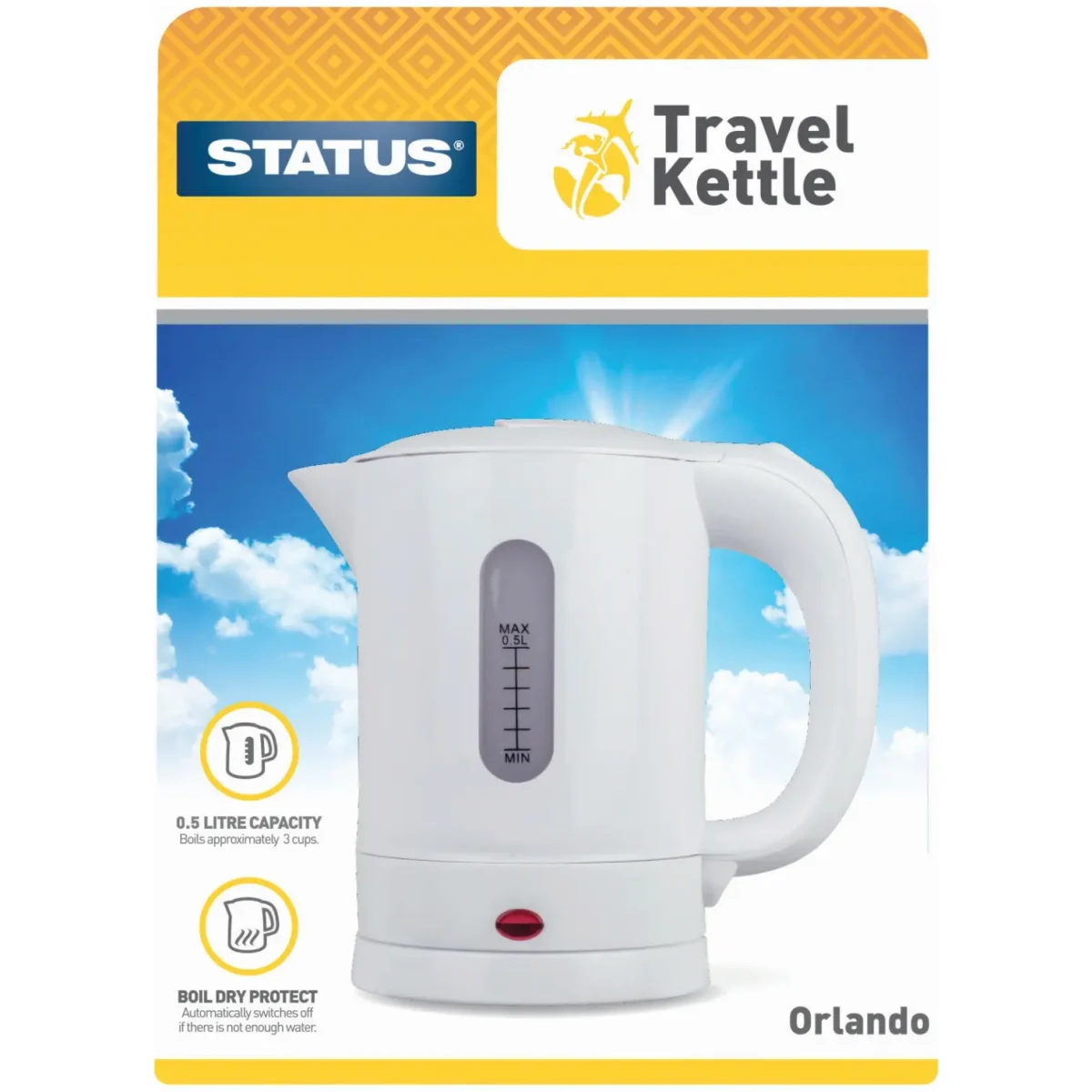 Status 0.5 Litre Travel Kettle - Image 1