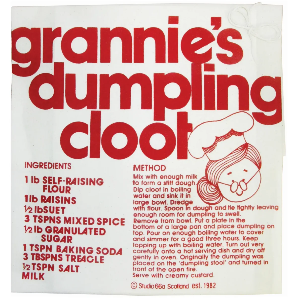 Clootie Dumpling Cloth - Image 1