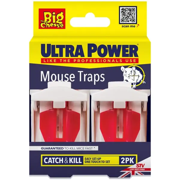 Ultra Power Ready Baited Mouse Trap Twin Pack Ultra Power Ready Baited Mouse Trap Twin Pack
