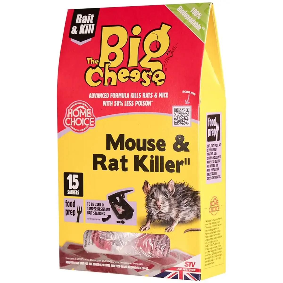 Big Cheese Mouse & Rat Pasta Bait 15packs