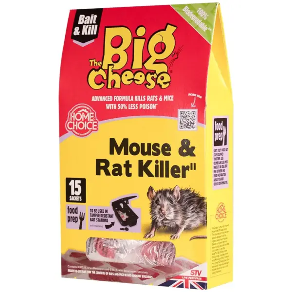 Big Cheese Mouse & Rat Pasta Bait 15packs Big Cheese Mouse & Rat Pasta Bait 15packs