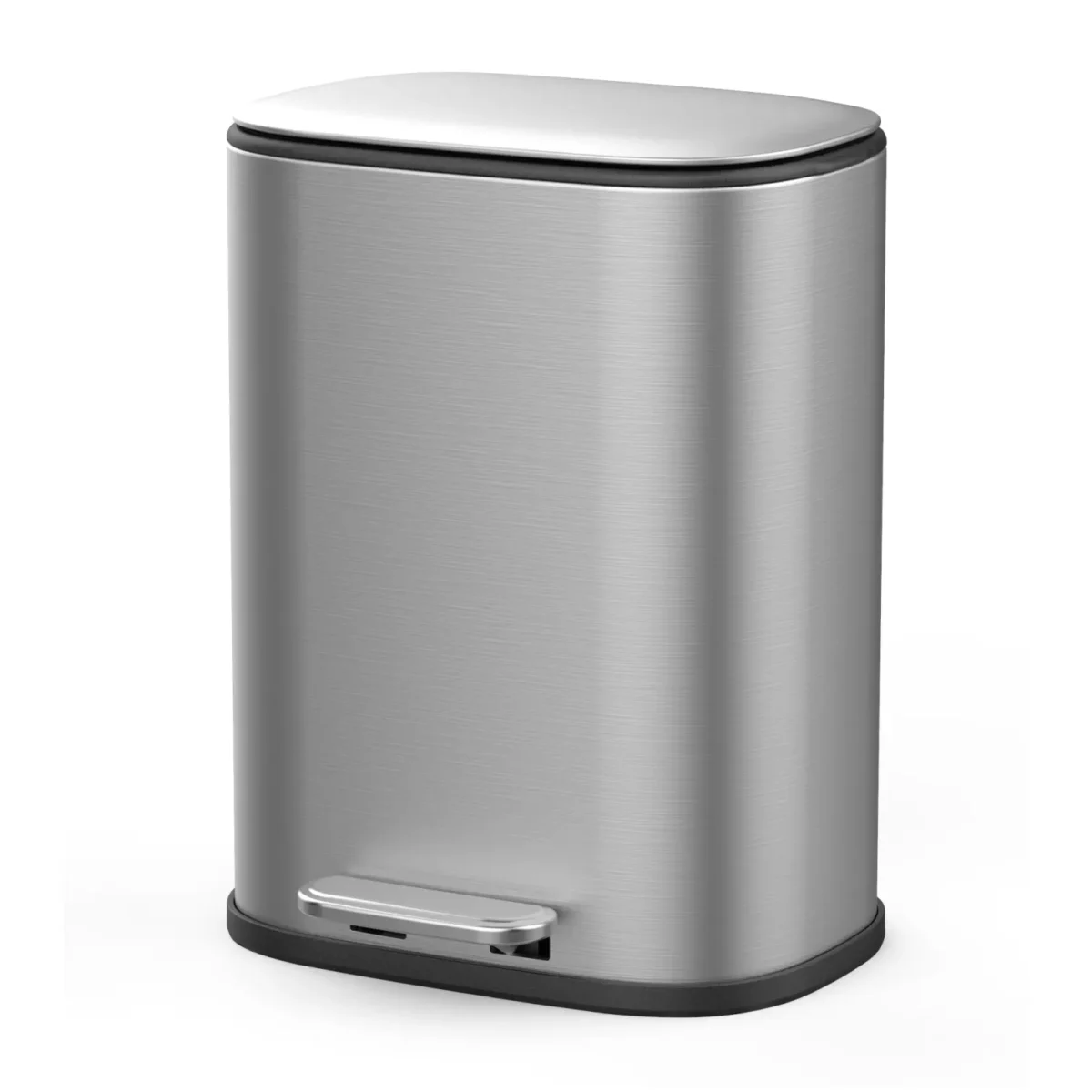 Pedal Bin Stainless Steel Matt 12 Litre - Image 1