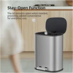 Pedal Bin Stainless Steel Matt 12 Litre - Image 5