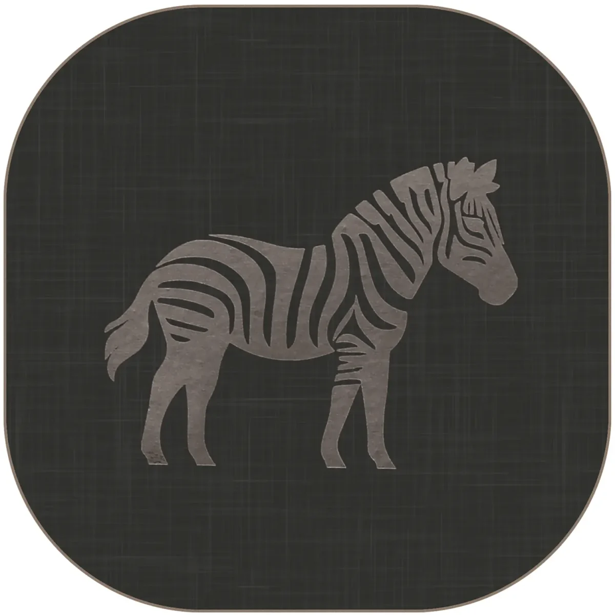 iStyle Luxe Zebra Coasters Pack of 4 - Image 1