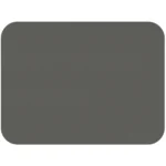 Freeform 2-Tone Grey Flexi Faux Leather Placemats 2 Pack 40x30cm - Image 2