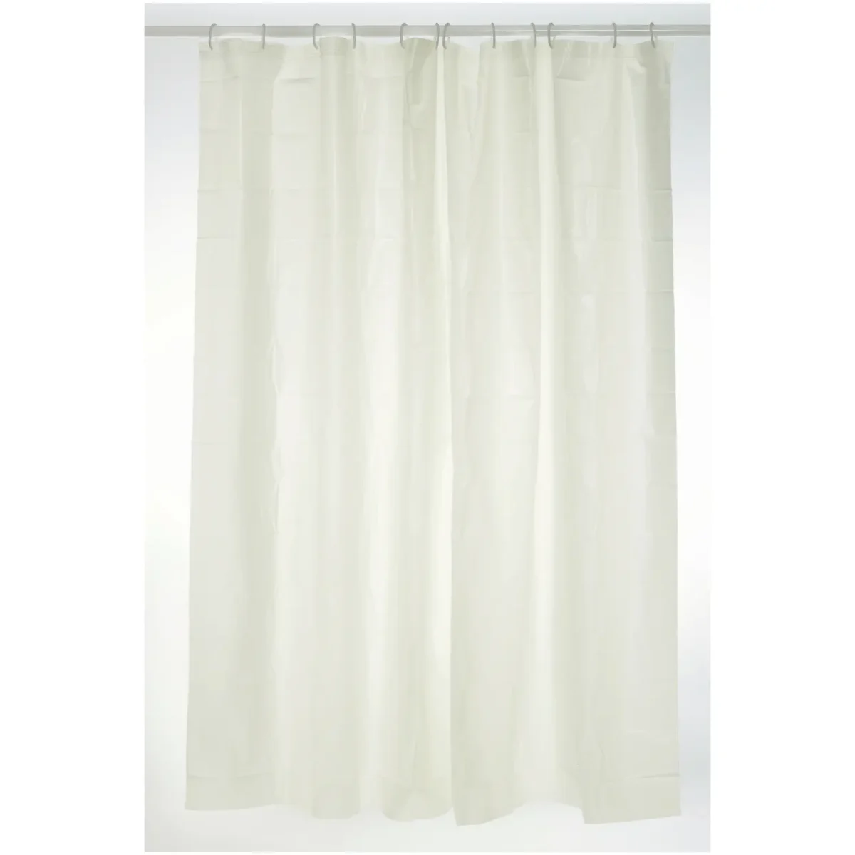 Blue Canyon Shower Curtain PEVA Plain White 180 x 180cm - Image 1