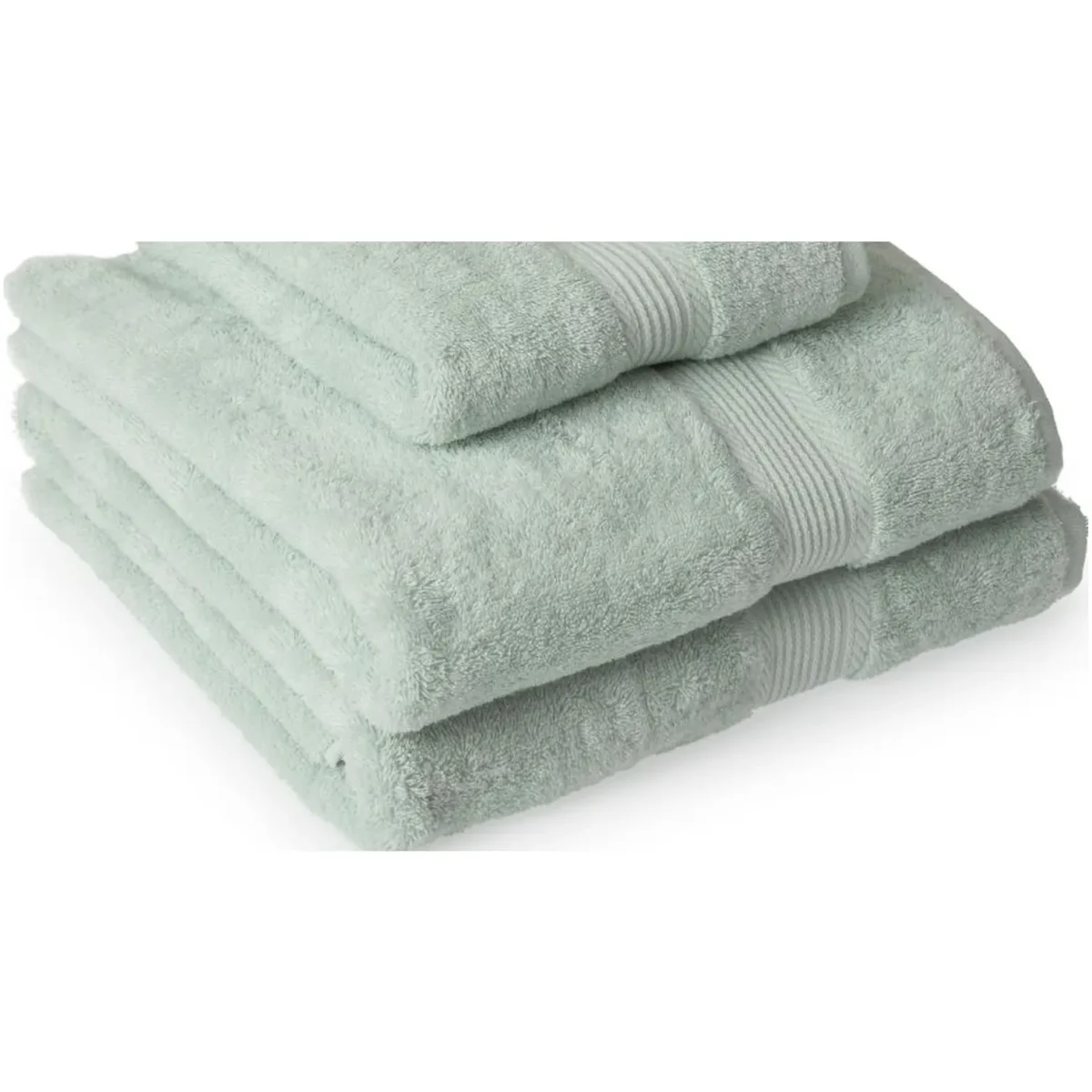 Premier Collection Bath Towel Mint Green 70x130cm - Image 3