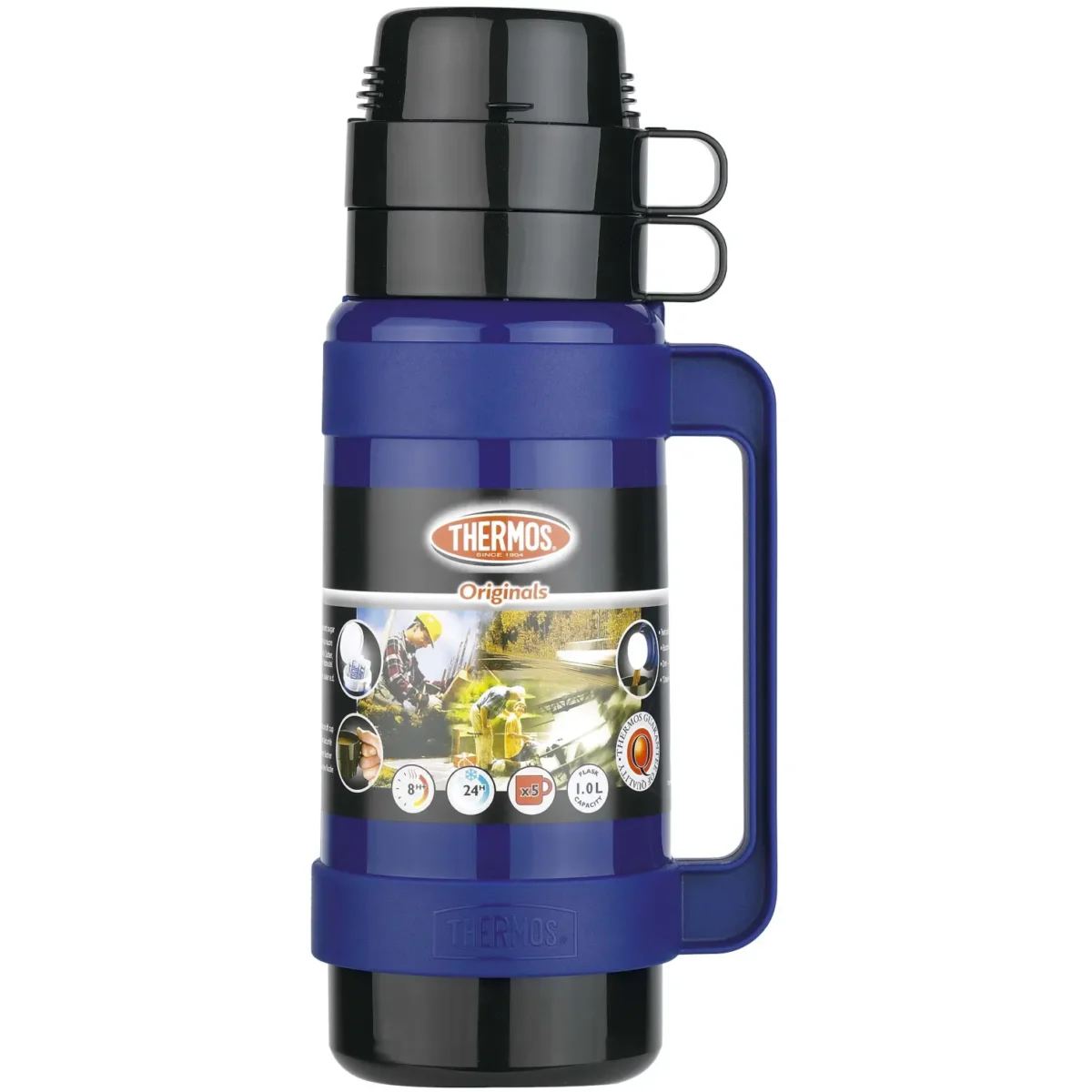 Thermos Mondial Plastic Flask 1 Litre - Image 1
