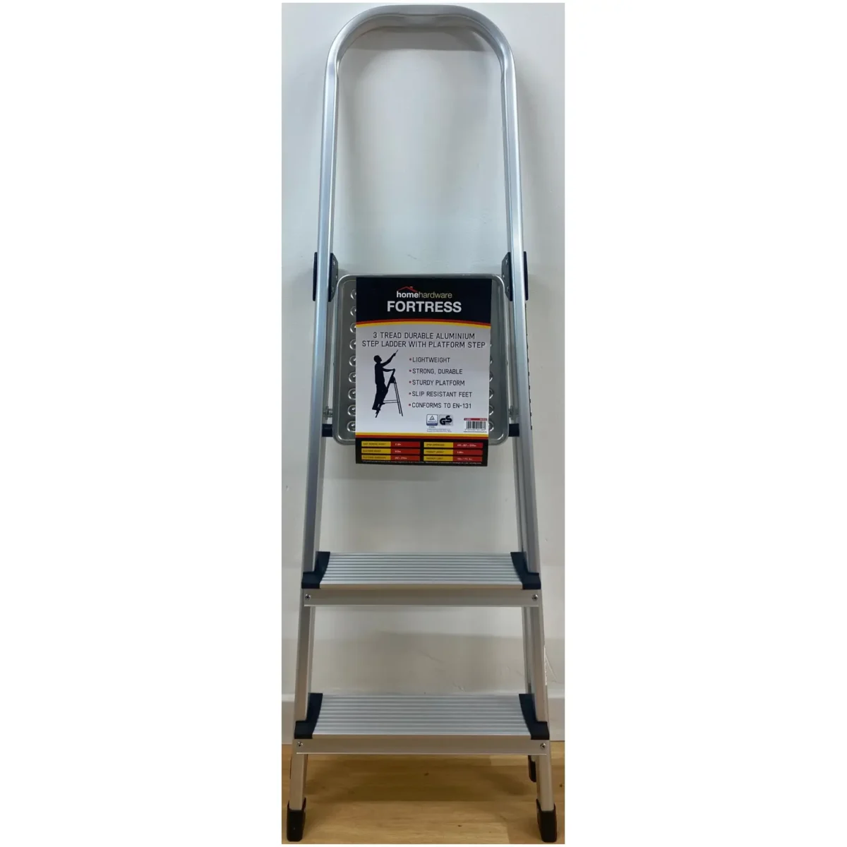 Fortress 3 Tread Aluminium Step Ladders - Image 2