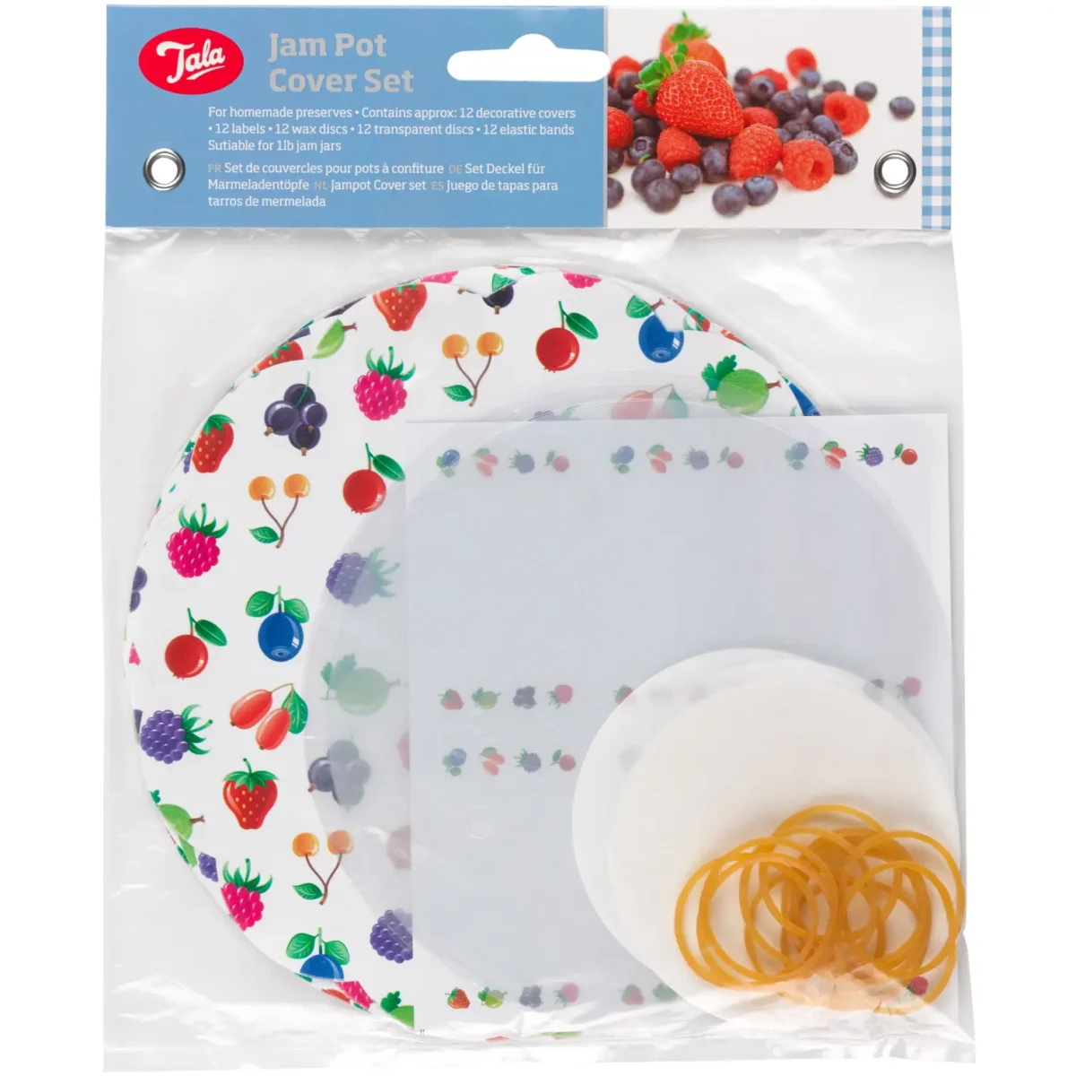 Tala Fruit Jam Pot Cover Set - Image 1