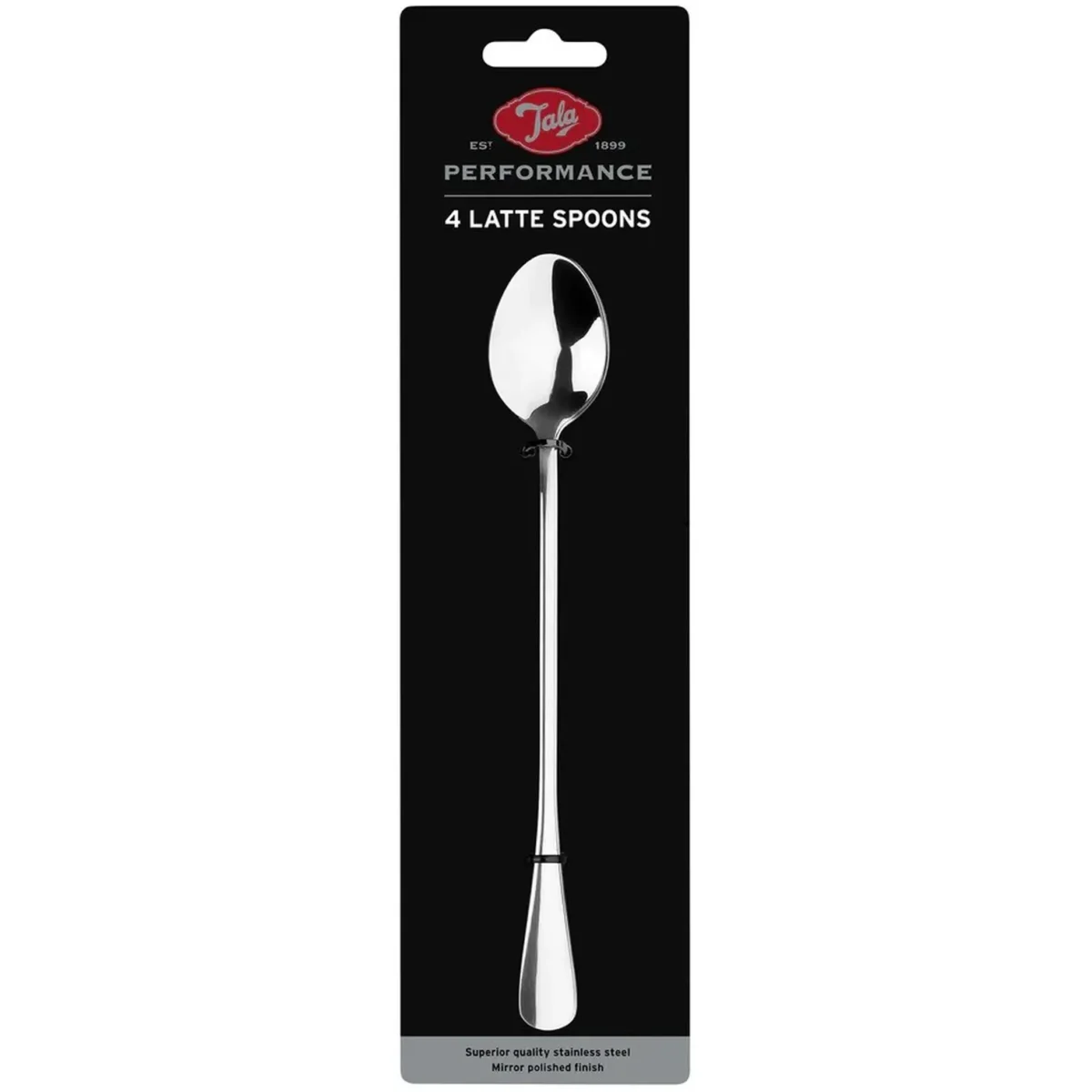 Stainless Steel Set of 4 Latte Spoons - Image 1