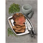 Tala Stainless Steel Carving Tray 35.5 x 25cm - Image 4