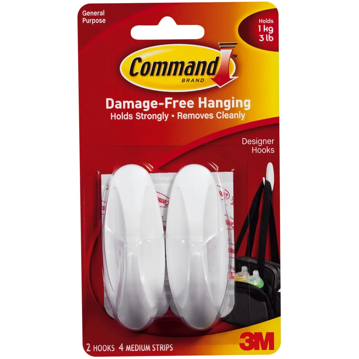 Command Designer Medium Hooks Set of 2 - Image 1