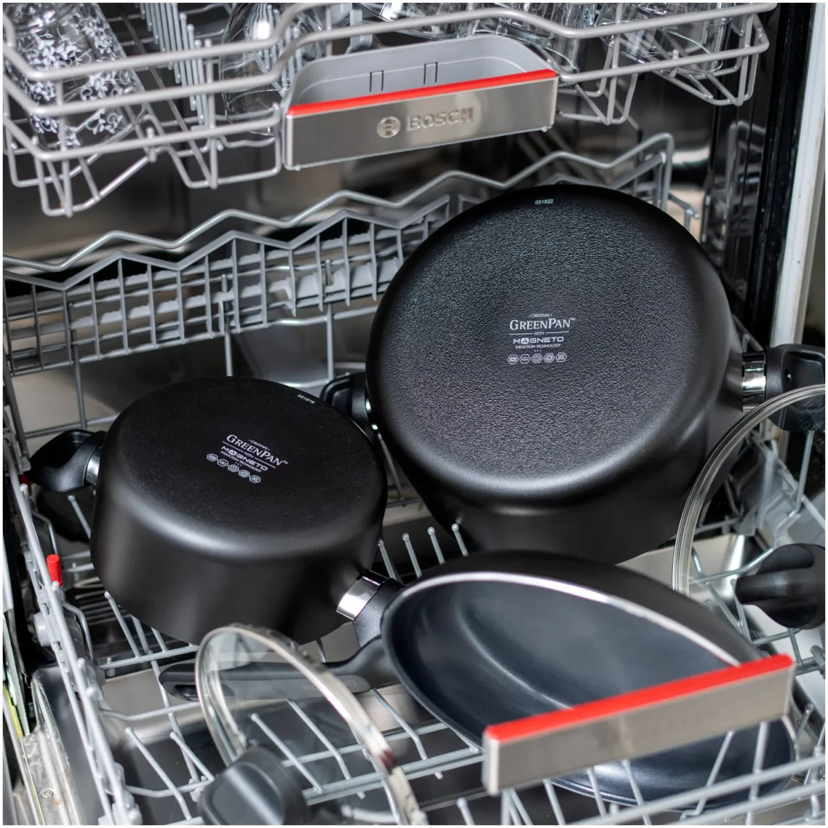 GreenPan 3 Piece Saucepan Set - Image 5
