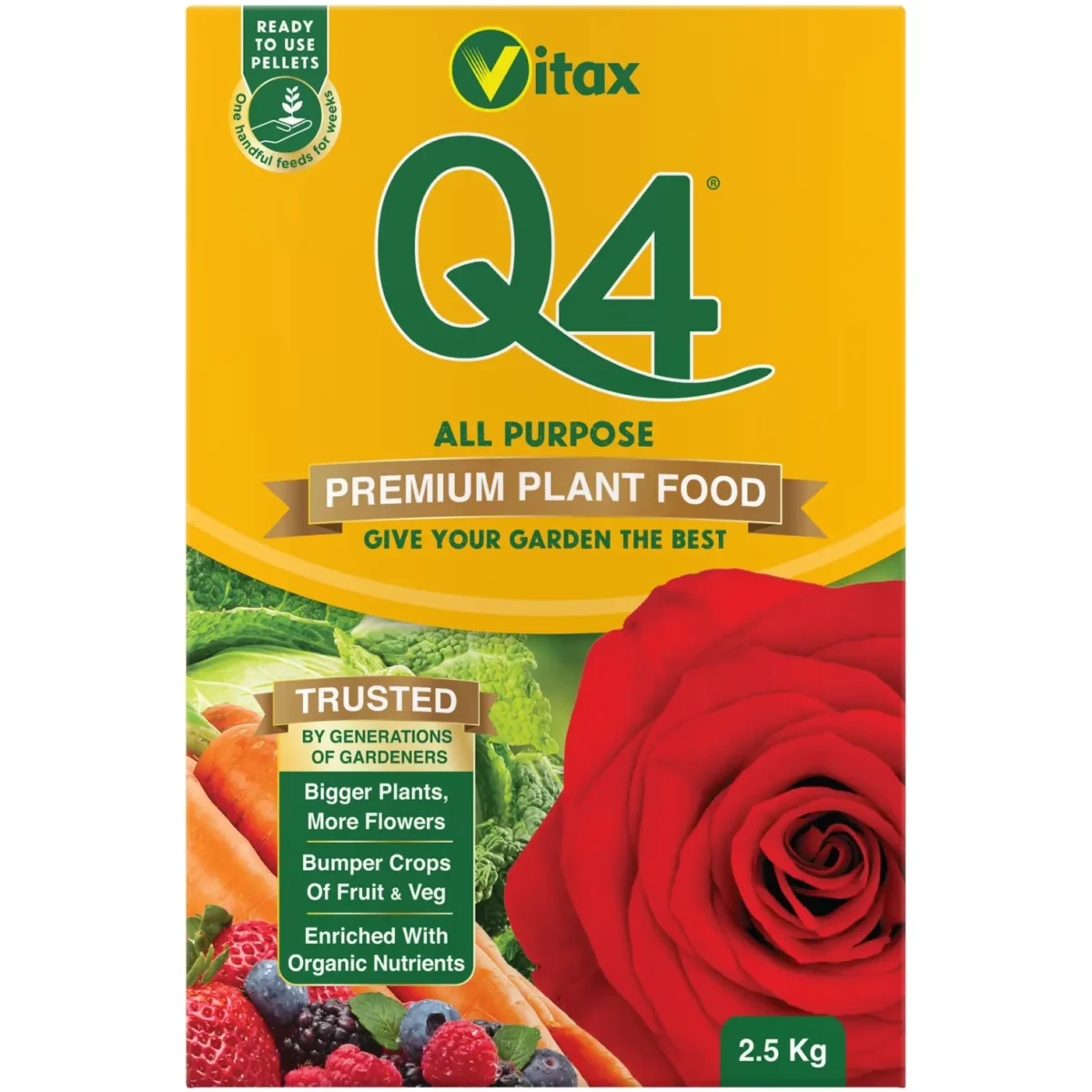 Vitax Q4 All Purpose Plant Food 2.5kg - Image 1