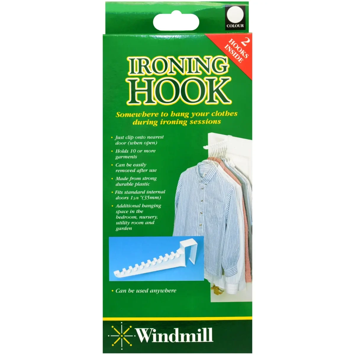 Windmill Ironing Hook 2Pk - Image 1