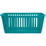 Whitefurze Teal Handy Basket 30x19x11cm