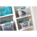Whitefurze Teal Handy Basket 30x19x11cm - Image 2