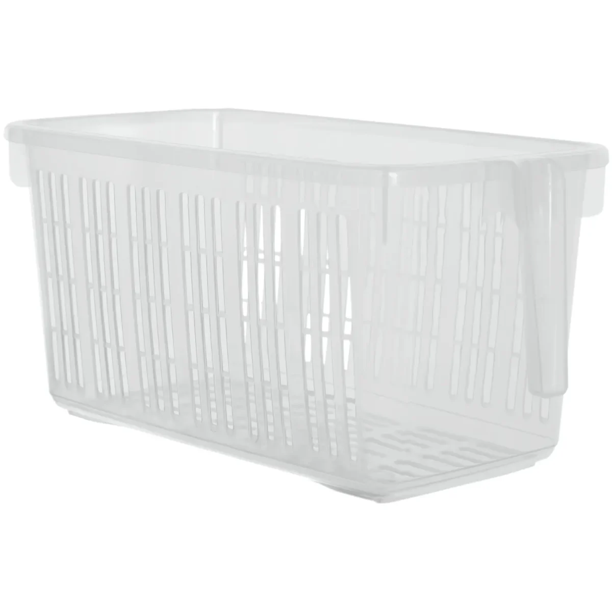 Whitefurze 28cm Clear Caddy Basket - Image 1
