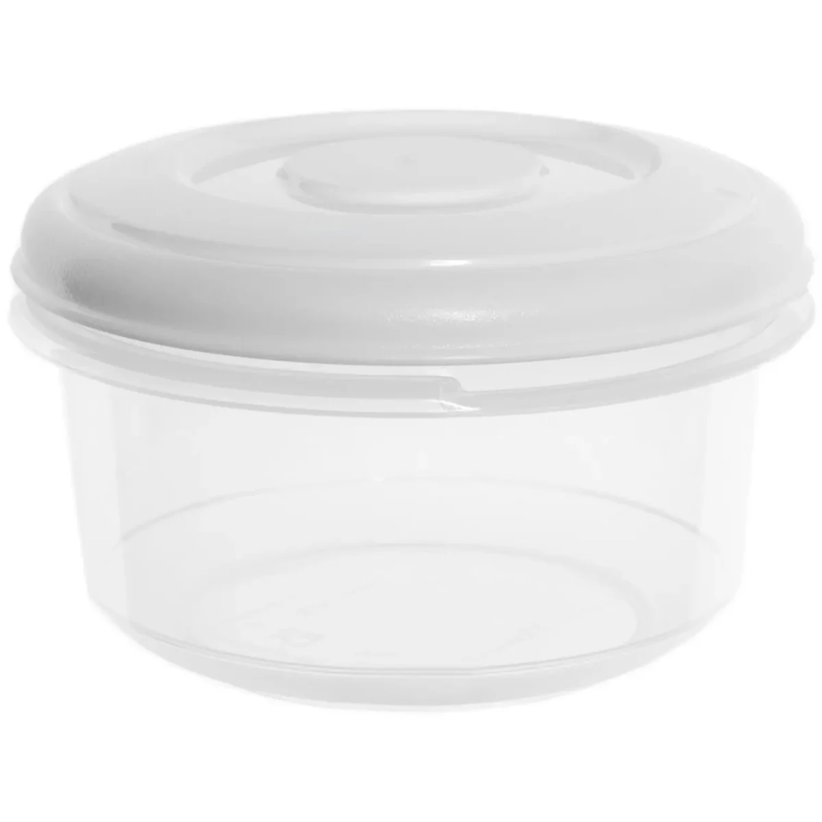 Whitefurze Round Food Storage Box 0.25Ltr 10x6cm - Image 1