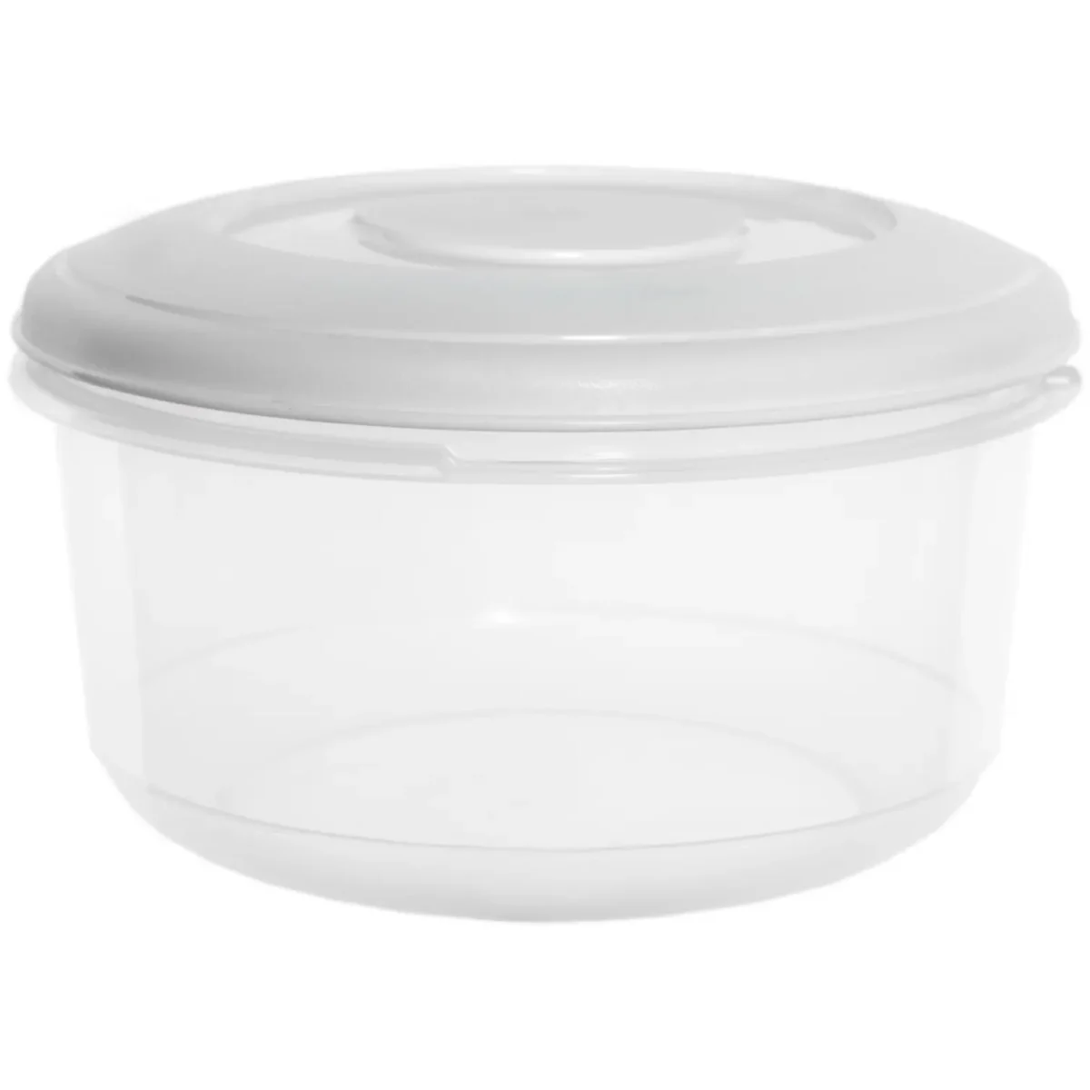 Whitefurze Round Food Storage Box 0.5Ltr 13x7cm - Image 1