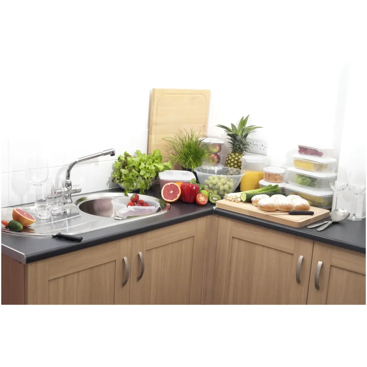 Whitefurze Round Food Storage Box 0.5Ltr 13x7cm - Image 3