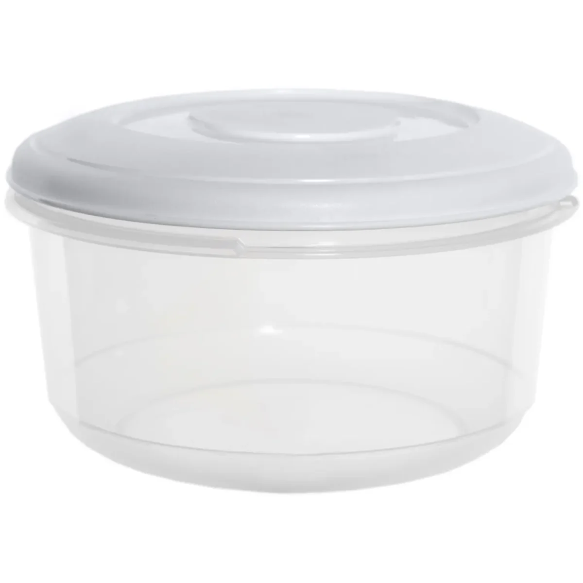 Whitefurze Round Food Storage Box 1Ltr 49.5x36cm - Image 1