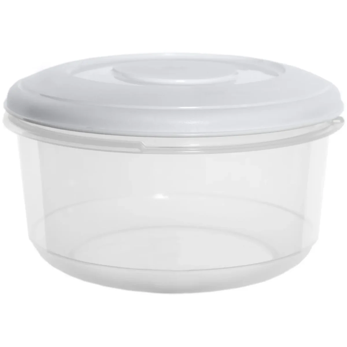 Whitefurze Round Food Storage Box 2Ltr 19x10cm - Image 1