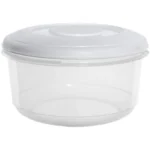 Whitefurze Round Food Storage Box 2Ltr 19x10cm